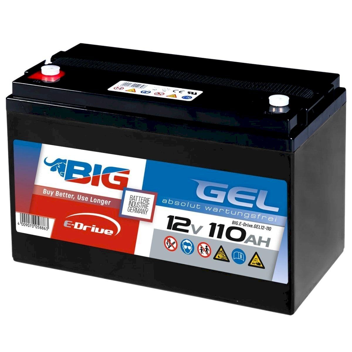 Elettrotecnica: BIG E-Drive GEL 12V 110Ah – Nuovo e nell'imballaggio originale da Bottighofen venduto da zaap 1