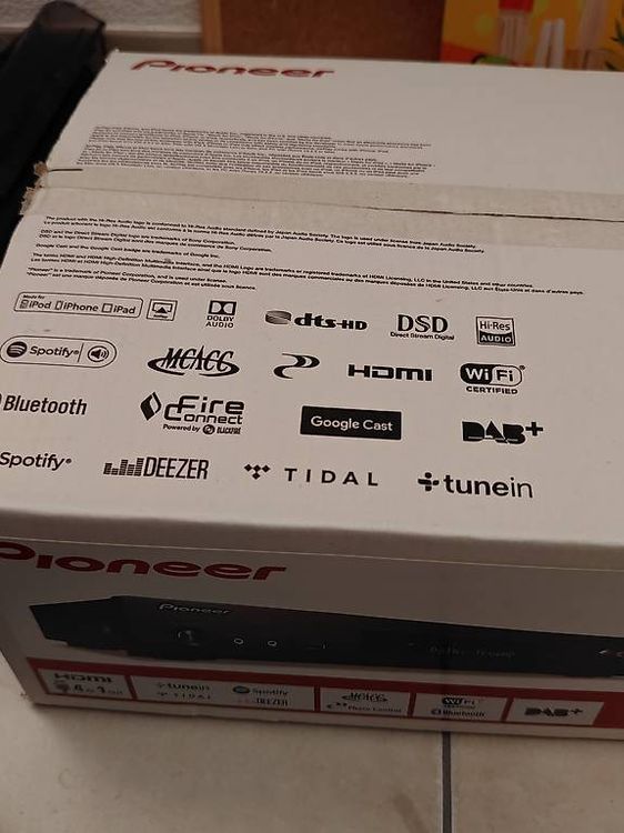 Pioneer VSX-S520D 6x80W Receiver mit 4k, DAB+, Canton 2
