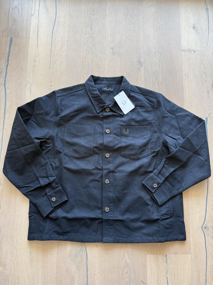 Fred Perry Camicie: Fred Perry Brushed Twill Overshirt XXL – Nuovo e nell'imballaggio originale da Bern venduto da wit_9rjw