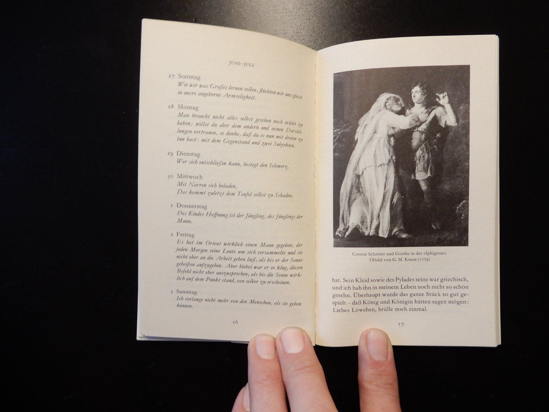 Libri: Goethe Kalender 1971 "Mit Goethe durch das Jahr" – Usato da Erstfeld venduto da Mario_boe0 4