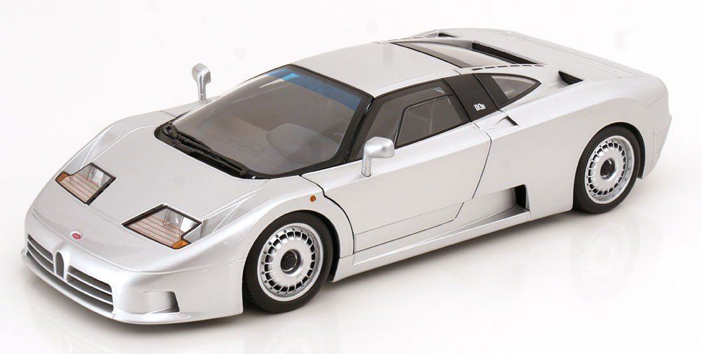 Bugatti Modellini d'auto: Bugatti EB110 1991 silver KK-Scale 1/12 NEU – Nuovo e nell'imballaggio originale da Oberrüti venduto da tomluethi