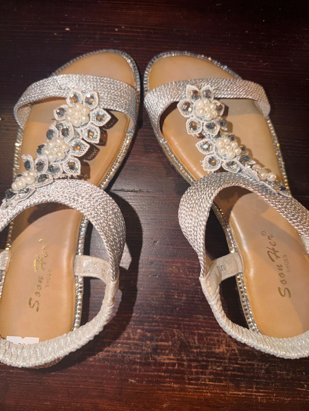 Scarpe da donna: DAMEN SANDALEN,SILBER – Nuovo (secondo la descrizione) da Meienried venduto da ManuelaBoutique