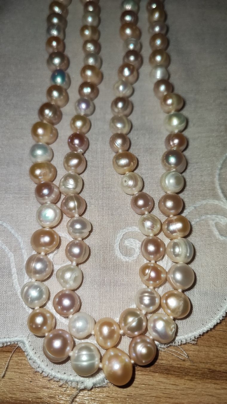 Ketten: Elegante Süsswasserperlenkette 120cm – Neu (gemäss Beschreibung) aus Gstaad von Kunst1996 2