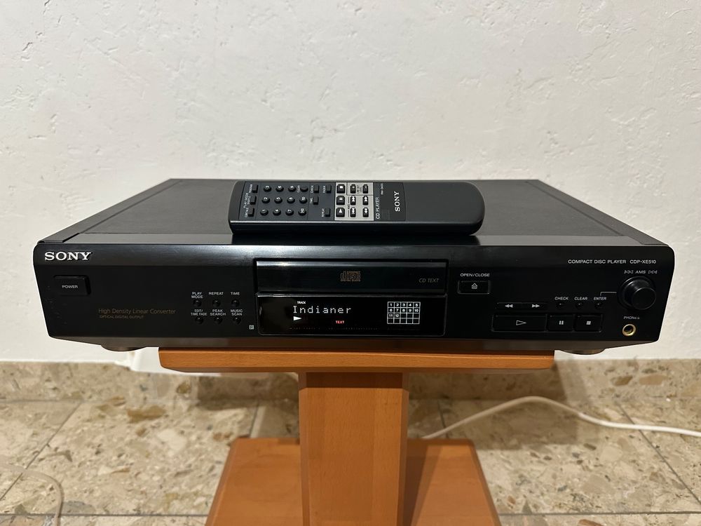Sony CDP-XE510 inkl Fernbedienung CD Text! (Gebraucht) in Plan-Les ...