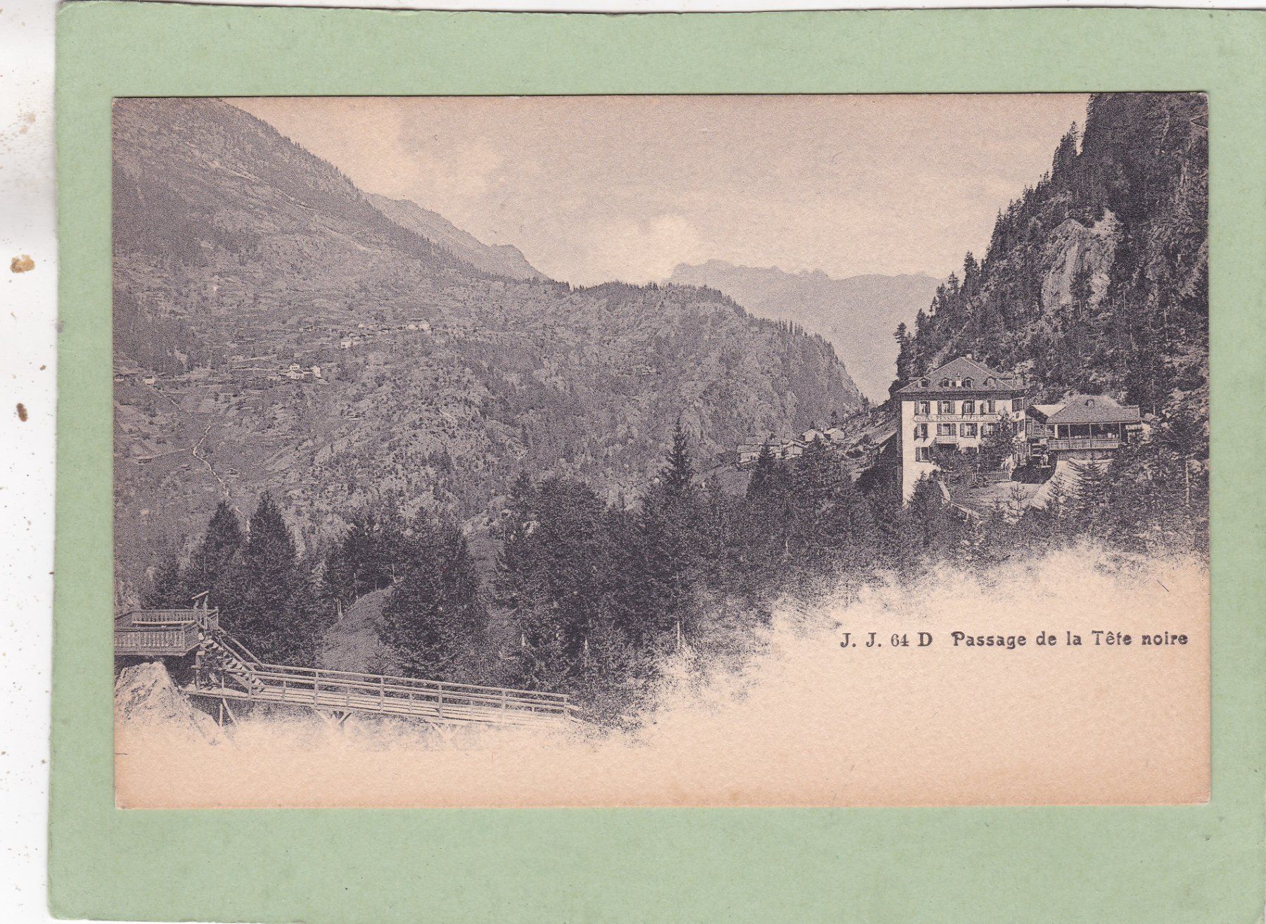 Cartoline postali: Passage de la Tête noire – Usato da Herisau venduto da Lisegrat2008