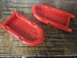 lego 62812 lot de 2 pièces Red Boat, Rubber Raft,