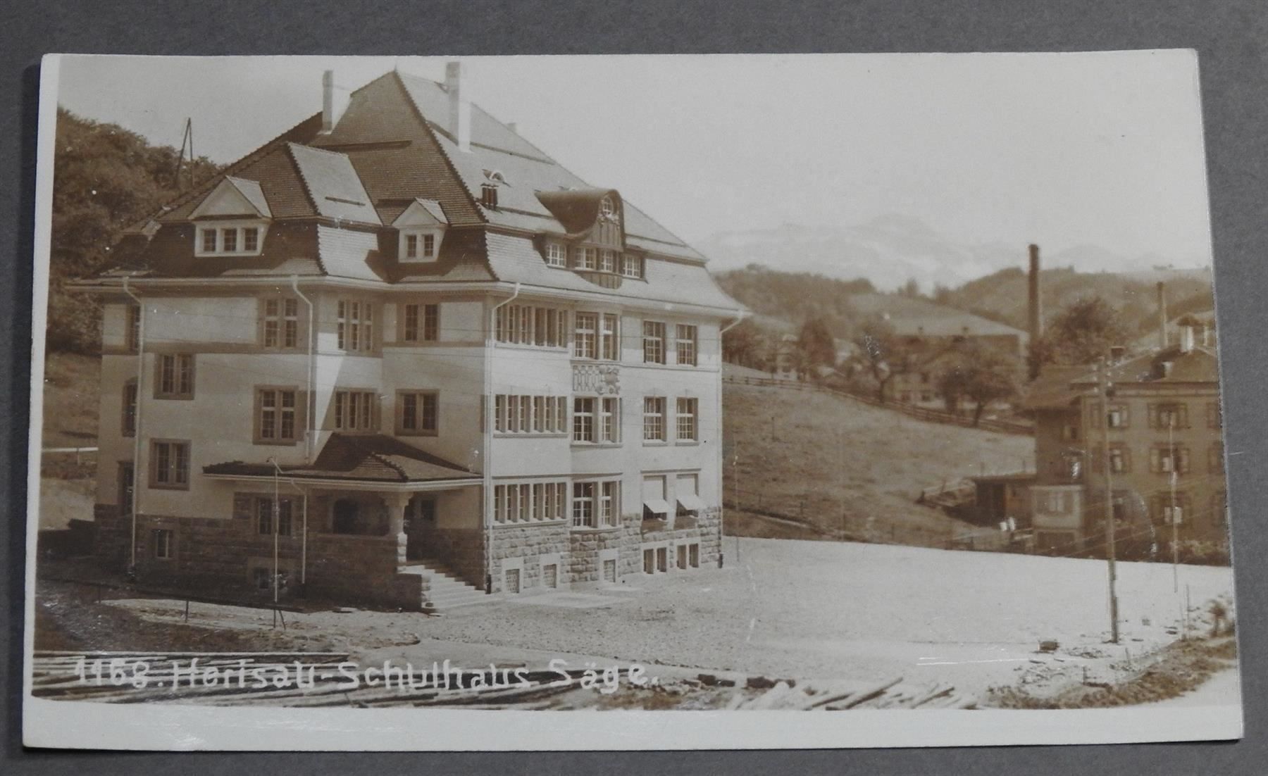 Cartoline postali: Herisau Schulhaus Säge ! – Usato da Rain venduto da 999-800-K