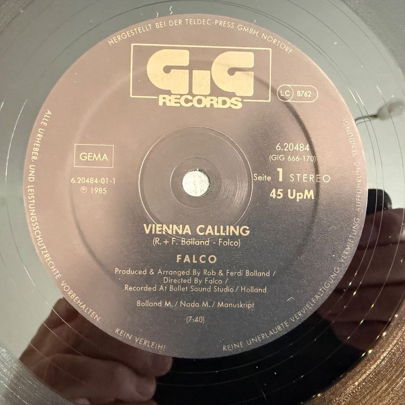 Dischi in vinile: FALCO - VIENNA CALLING – Usato da Zürich venduto da fehlton 3