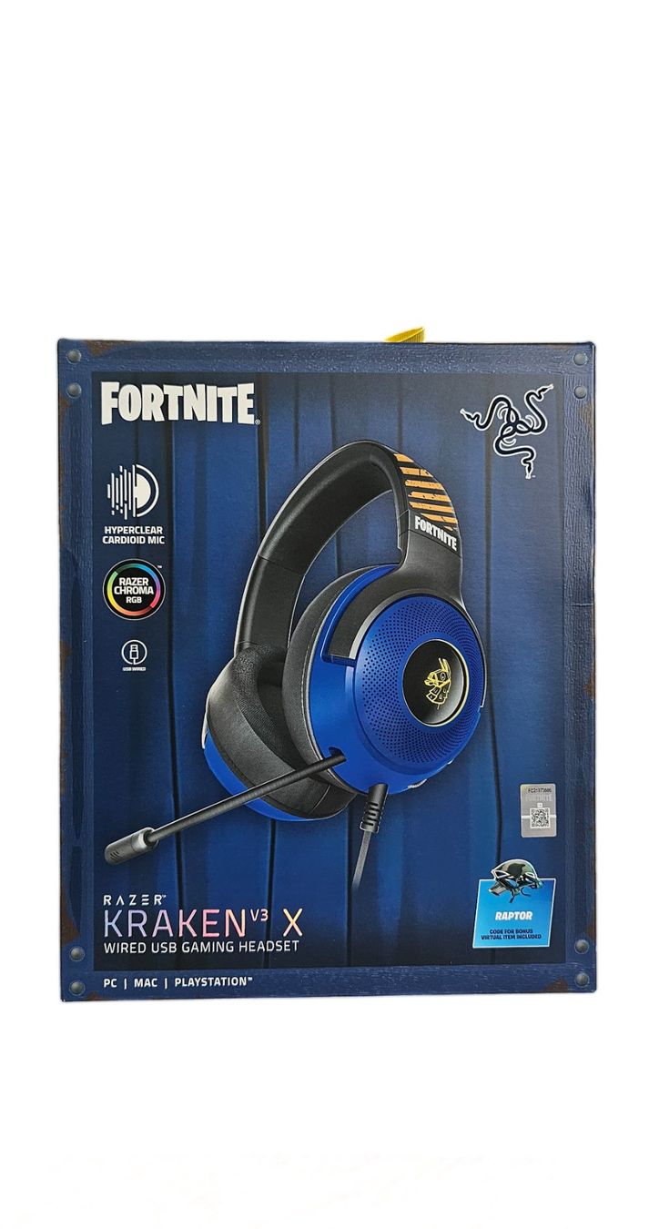 Razer Cuffie: Razer Kraken V3 X Fortnite Headset – Nuovo e nell'imballaggio originale da Kappel SO venduto da Alaska1313
