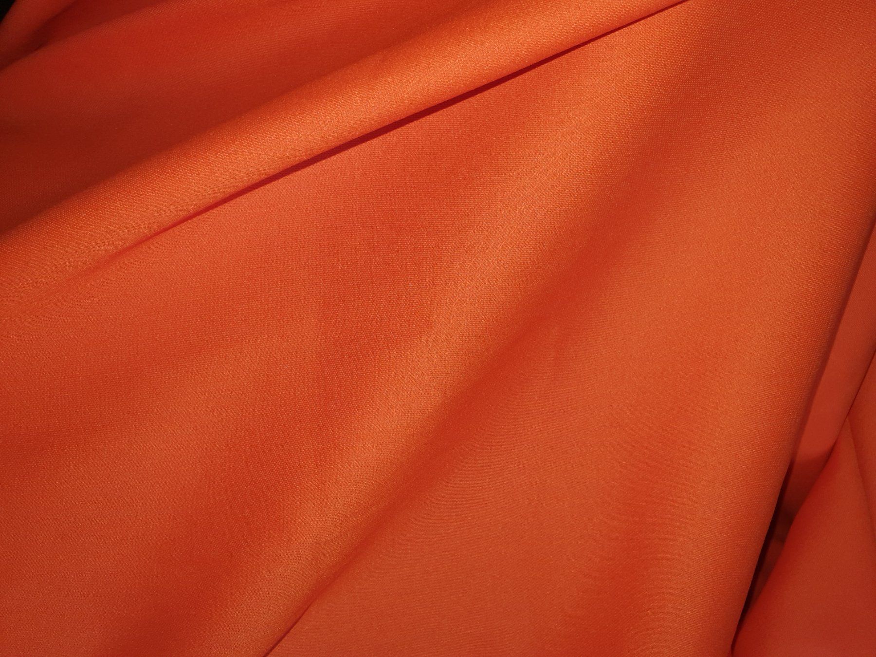 Stoffe: Stoffrest Leuchtorange 2m – Neu (gemäss Beschreibung) aus Bärau von schneider_lein