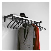 %neue Wandgarderobe, 10 Kleiderbügel, Hutablage