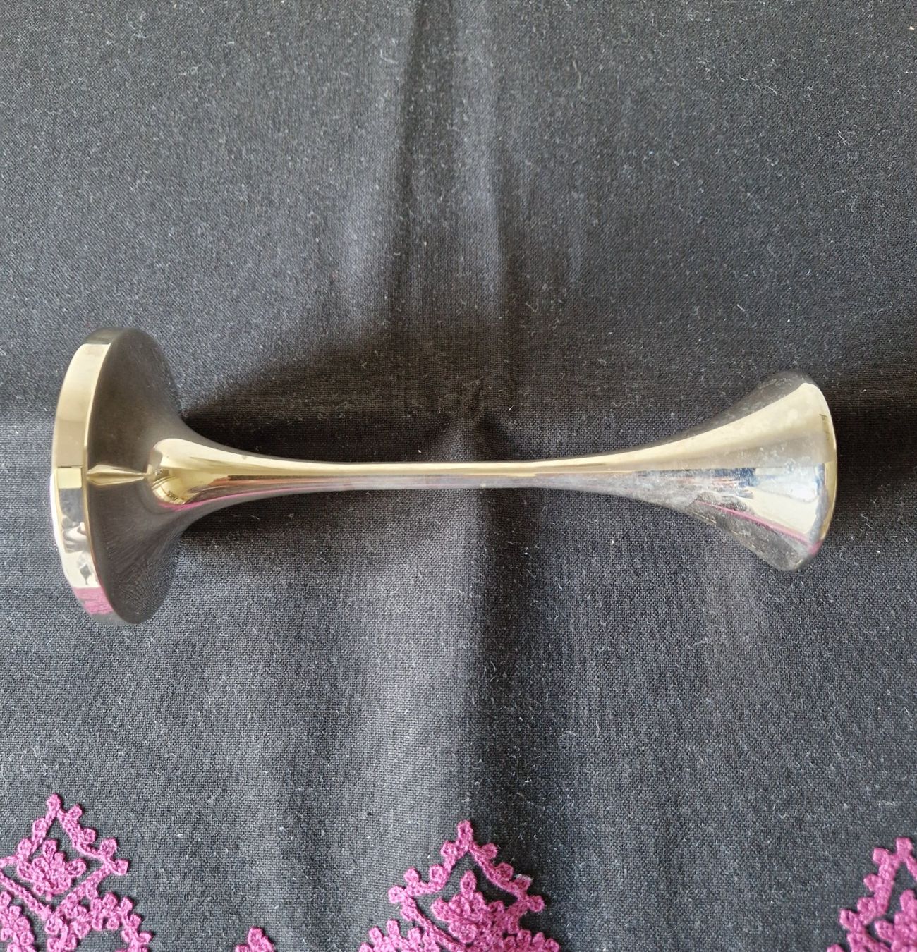 Portacandele: Malm Trompetenkerzenhalter/Danish Handmade – Nuovo (secondo la descrizione) da Bern venduto da Antikbatik 1