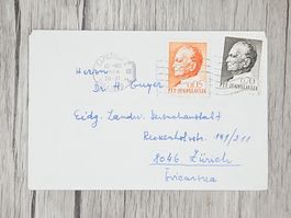 CL14 Enveloppe + Timbre Jugoslavija 1968