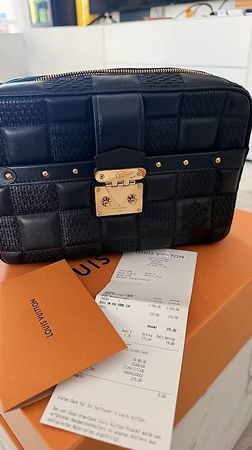LOUIS VUITTON TROCA MM DAMIER QUILT NOIR M59114  NEU