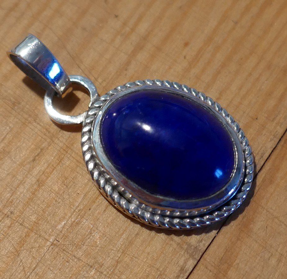 Ciondoli: Lapislazuli Anhänger in Silber / Handgemacht – Nuovo (secondo la descrizione) da Arboldswil venduto da estrella925 1
