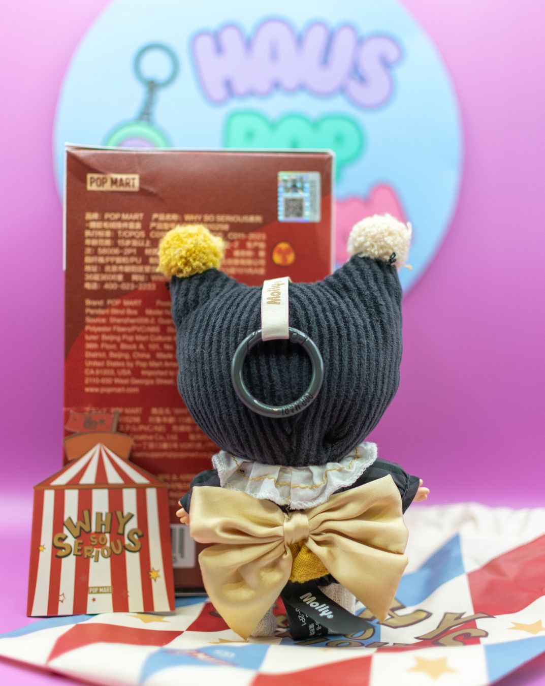 Pop Mart Statuette: POP MART Why So Serious Series Plush Pendant STRING PUPPET – Nuovo e nell'imballaggio originale da Belmont-Lausanne venduto da HausPopCharm 1