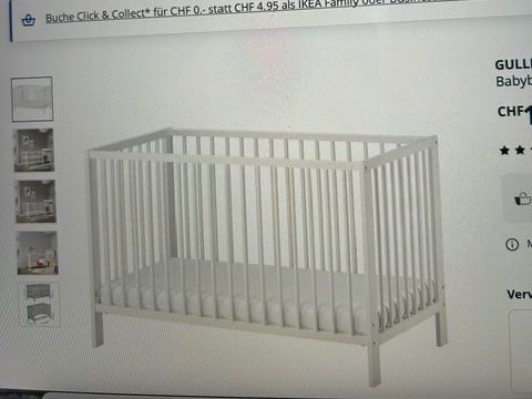 Ikea Letti: Babybettchen mit Inhalt – Usato da Luzern venduto da Ruth412