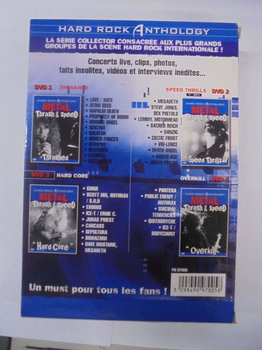 Tutti i DVDs: Metal Trash & Speed / 4 DVD PAL 2002 – Usato da Crissier venduto da Promopost 1