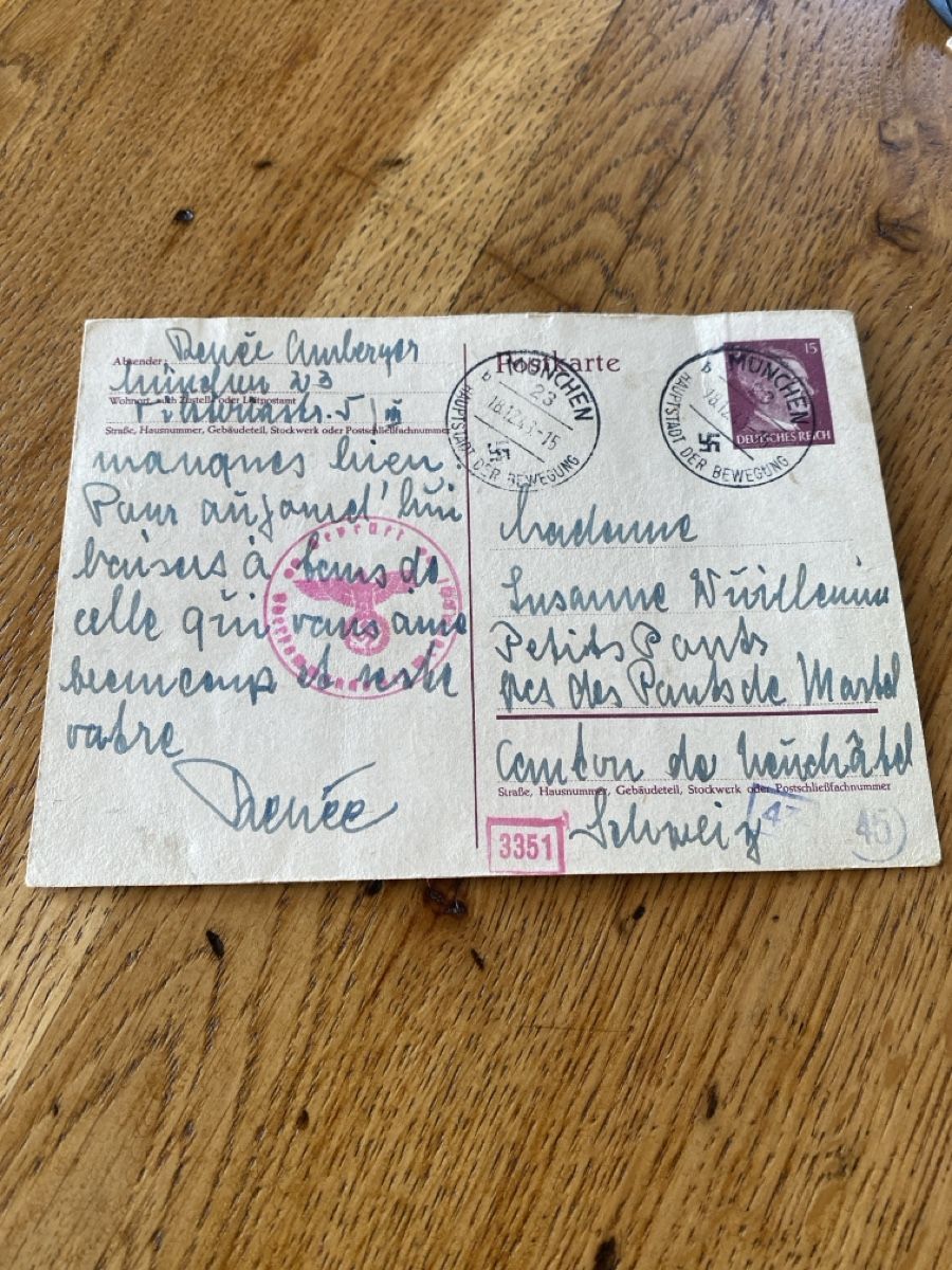 Cartes postales: Carte postale Munich 1943 – D'occasion à Corcelles NE par Avossouhaits