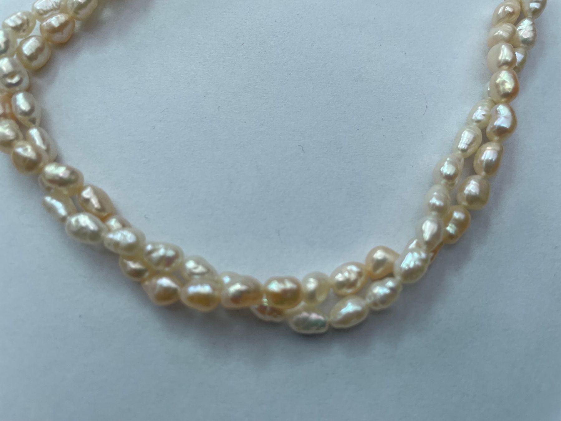 Ketten: Süsswasserperlen-Kette mit 14 Karat Goldverschluss – Gebraucht aus Schnaus von sueg01 1
