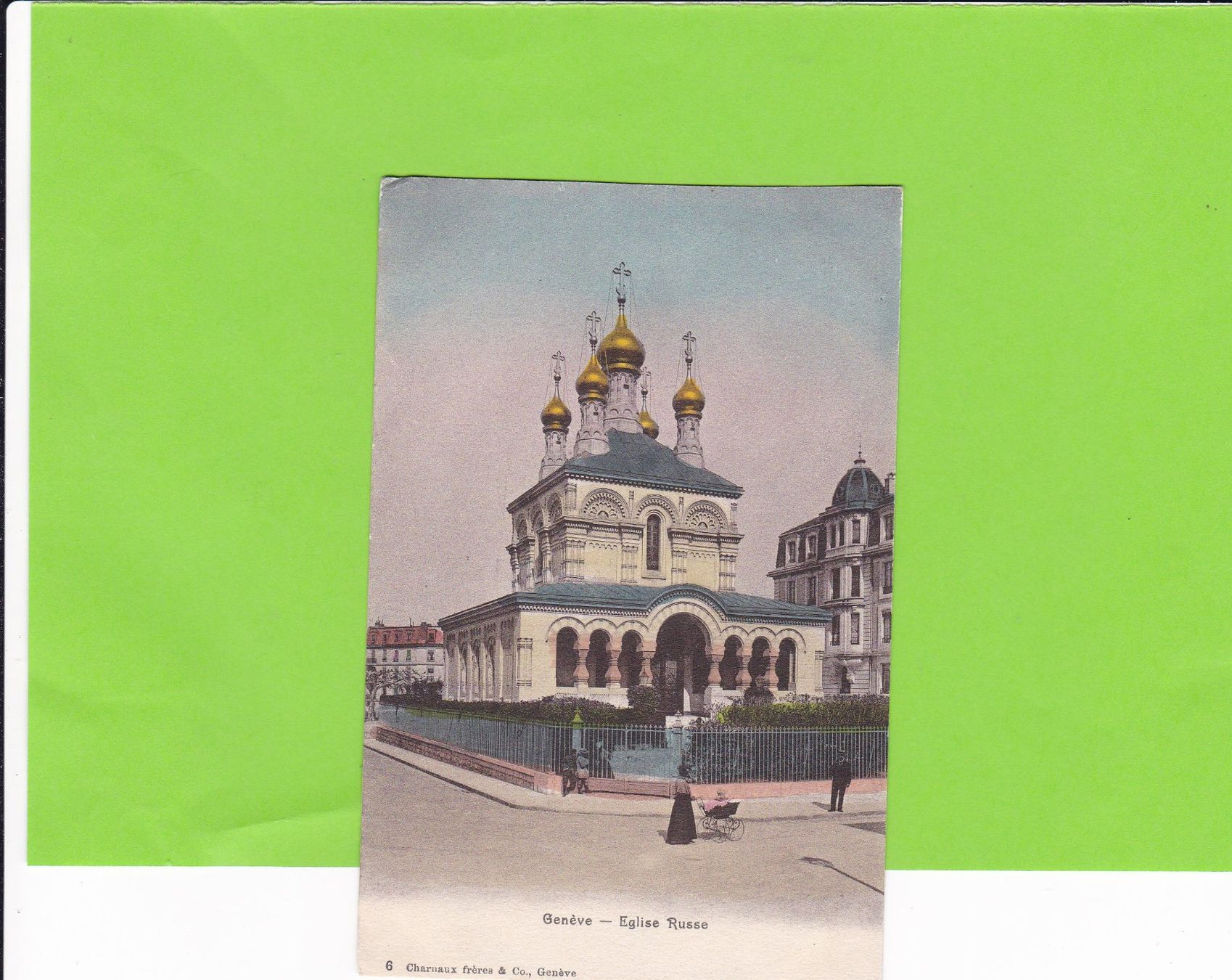 Cartoline postali: Genève-Egise Russe – Usato da St. Peterzell venduto da neckertal