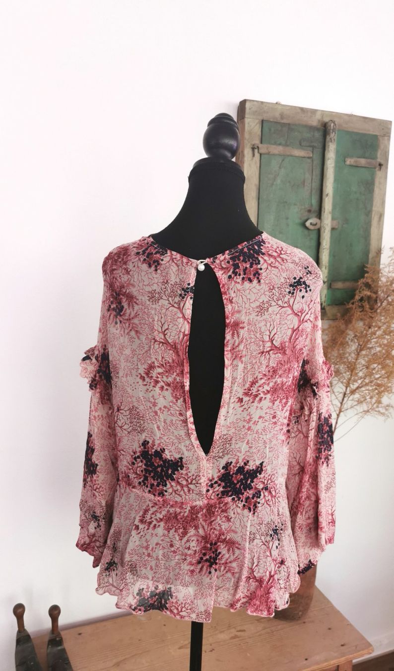 Camicette: Romantische Bluse von Otto Dame Gr. S/M – Usato da gachnang venduto da tibus1 2