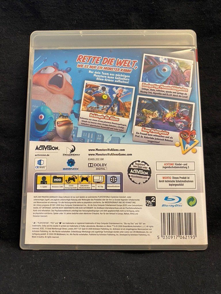 Giochi: Monsters vs Aliens I PS3 – Usato da Küssnacht am Rigi venduto da Bionicmax 2