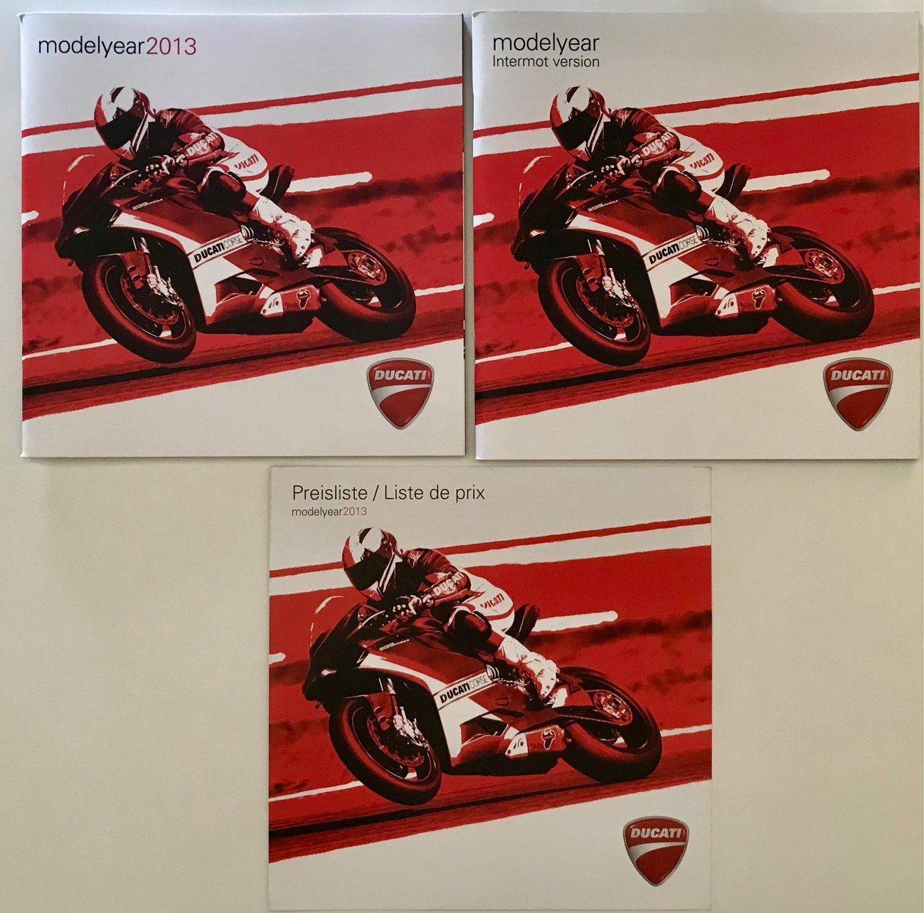 Ducati Dokumente: Ducati Prospekte Modelljahr 2013 – Gebraucht aus Strengelbach von Omobono