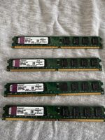 Kit de 4 barrettes mémoire Kingston 2GB DDR2 800 MHz