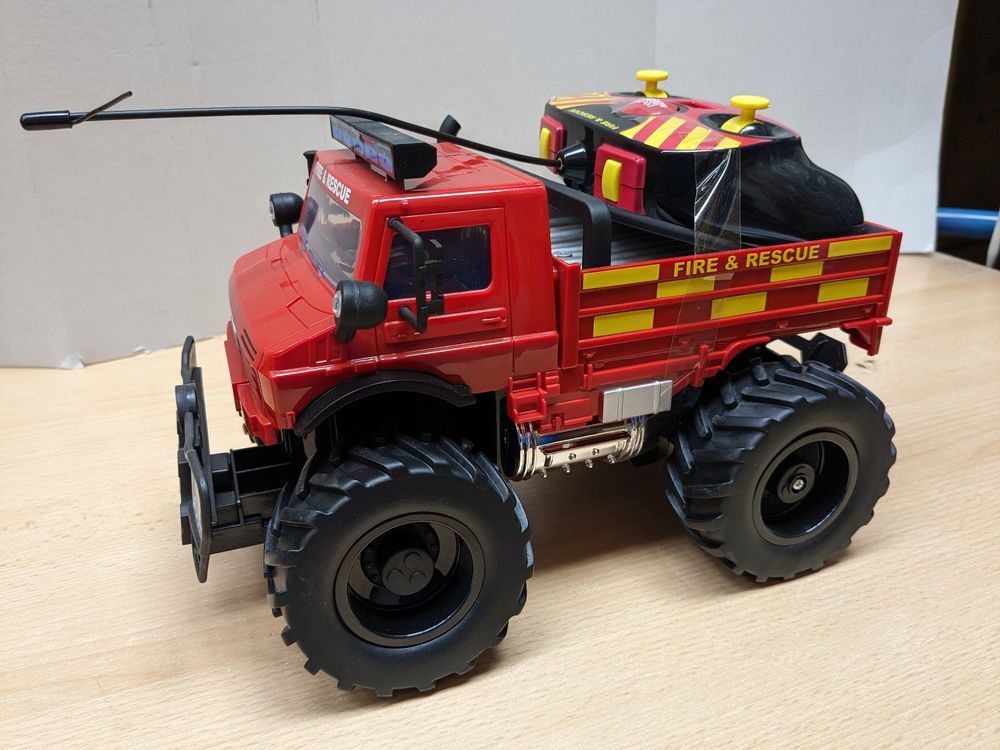 Little Dutch Holz Feuerwehrauto - Rotes Spielzeugauto Mit Beweglicher Leiter