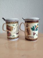 Duo Tisanières / Mugs avec Filtre et Couvercle Roy Kirkham