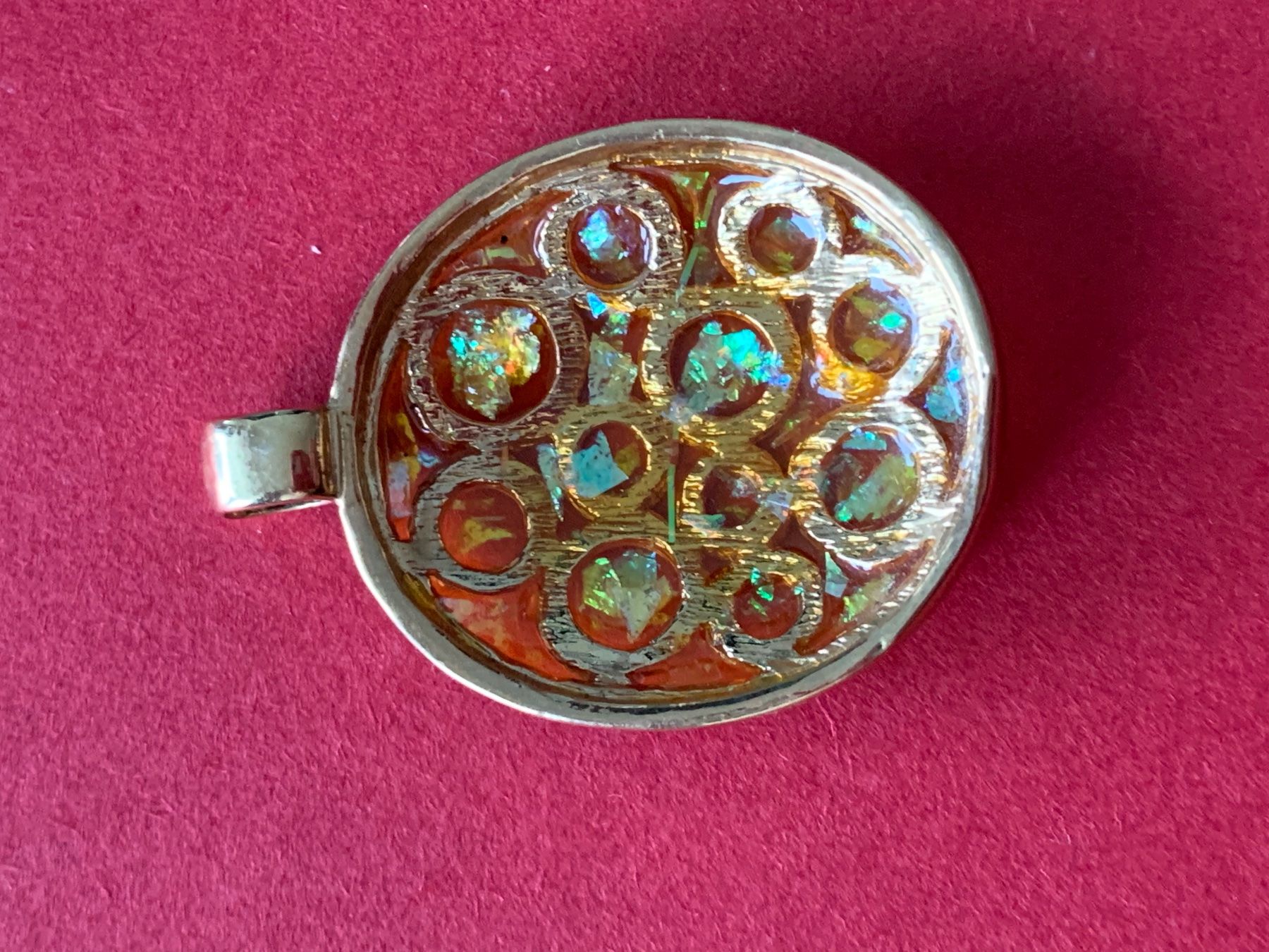 Pendentifs: Anhänger Regenbogen-Waben OVAL – D'occasion à Dittingen par Bellevista 4