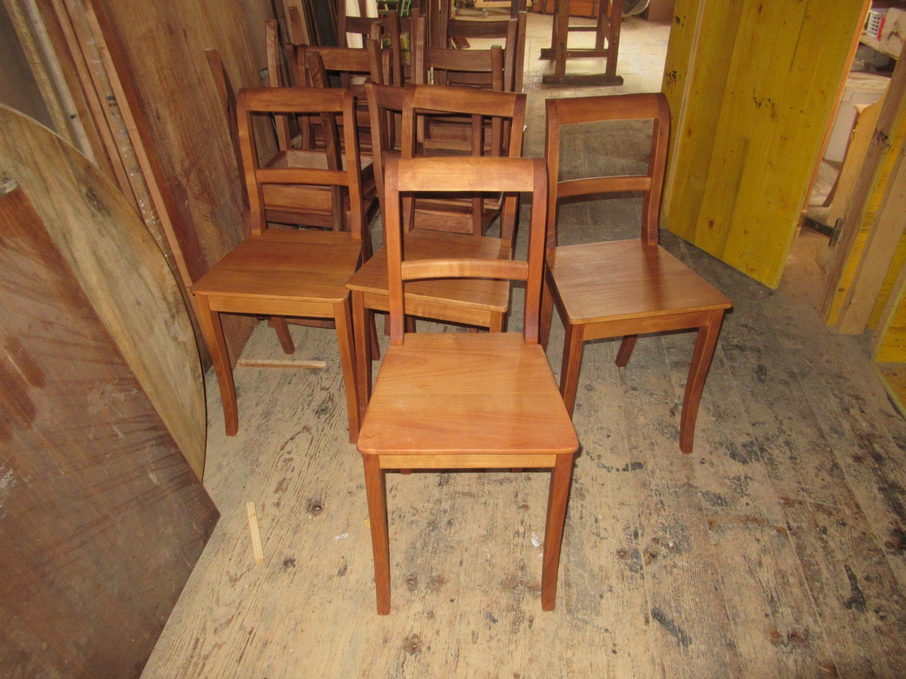 Sedie: 4 gl. Biedermeier Stühle (Kirschbaum) – Nuovo (secondo la descrizione) da Berg SG venduto da Pizza58