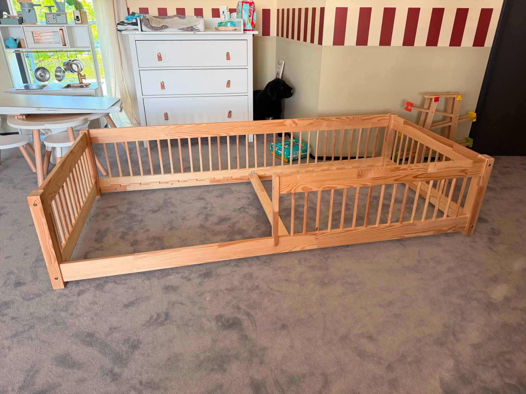 Lits: Kinder Bodenbett Marke Treetale – D'occasion à Richterswil par eri_j599 2
