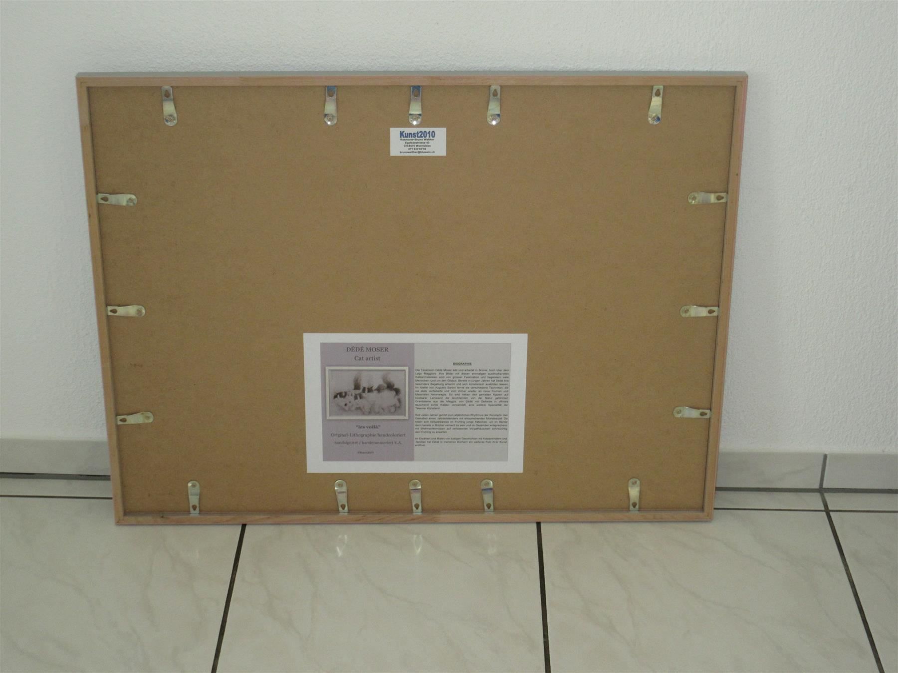 Grafiken & Lithographien: Dede Moser Orig.-Lithographie LES VOILA – Neu (gemäss Beschreibung) aus Weinfelden von Kunst2010 4