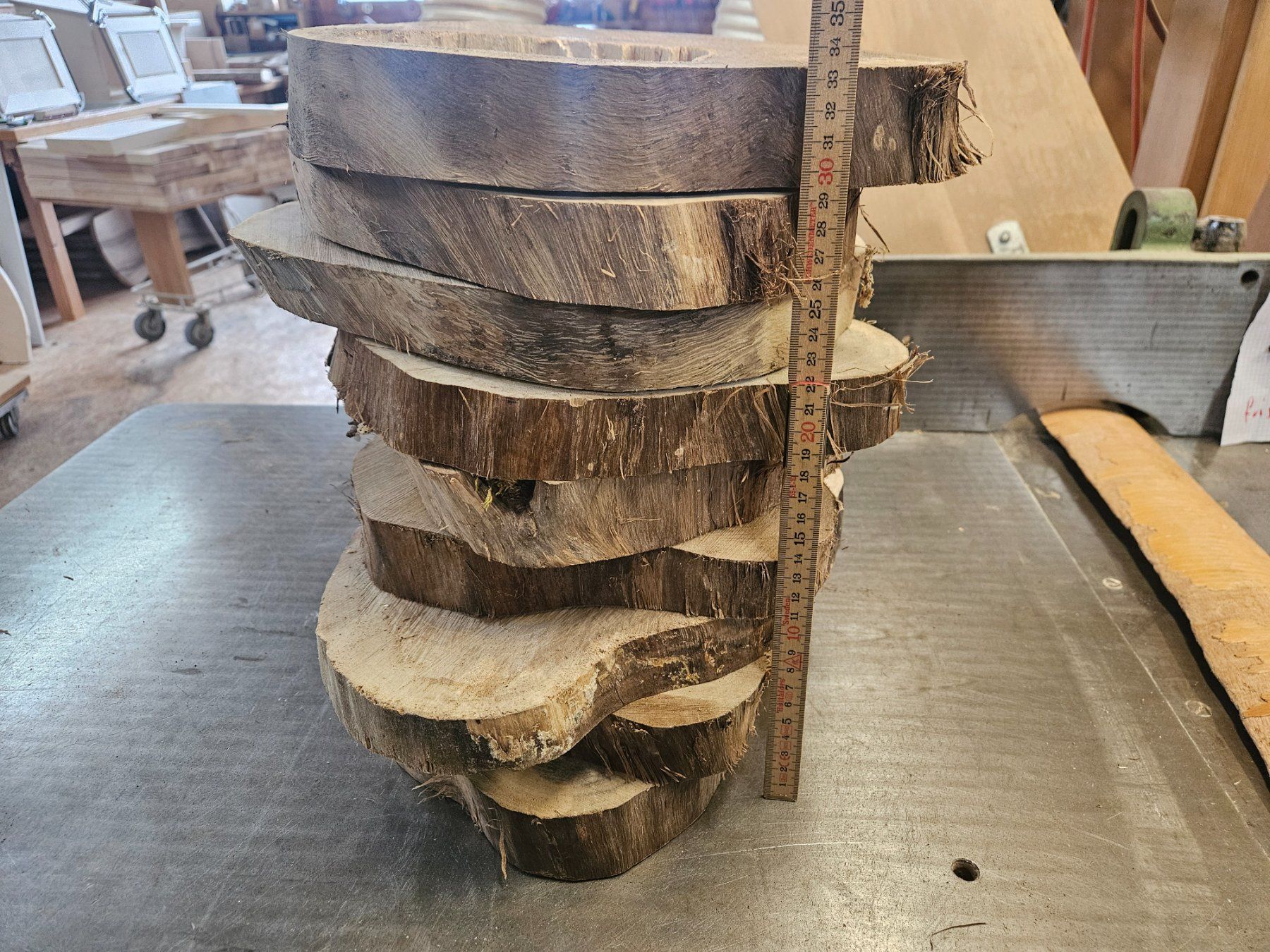 Holzartikel: Nussabum Holz Baumscheiben – Neu (gemäss Beschreibung) aus Schangnau von egli6.2 8