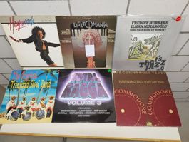 Diverse Schallplatten Sammlung, verschiedene Genres, 12 Stk