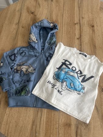Jacke & Pullover Set Gr. 80/86