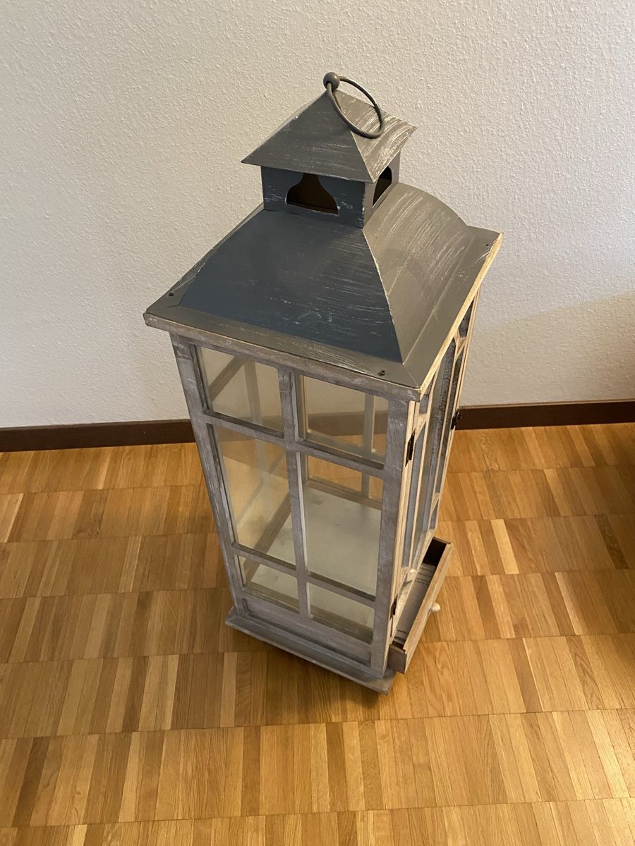 Lanterne: Laterne Oxford 80 cm, Hellgrau – Usato da Aarau venduto da Melia077 1