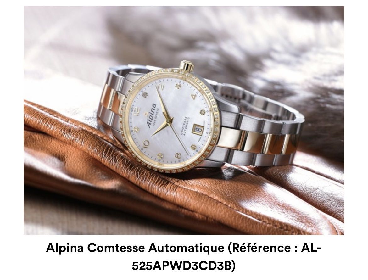 Alpina Orologi: Alpina Comtesse Automatic avec 54 diamant – Usato da Worben venduto da benit.drn