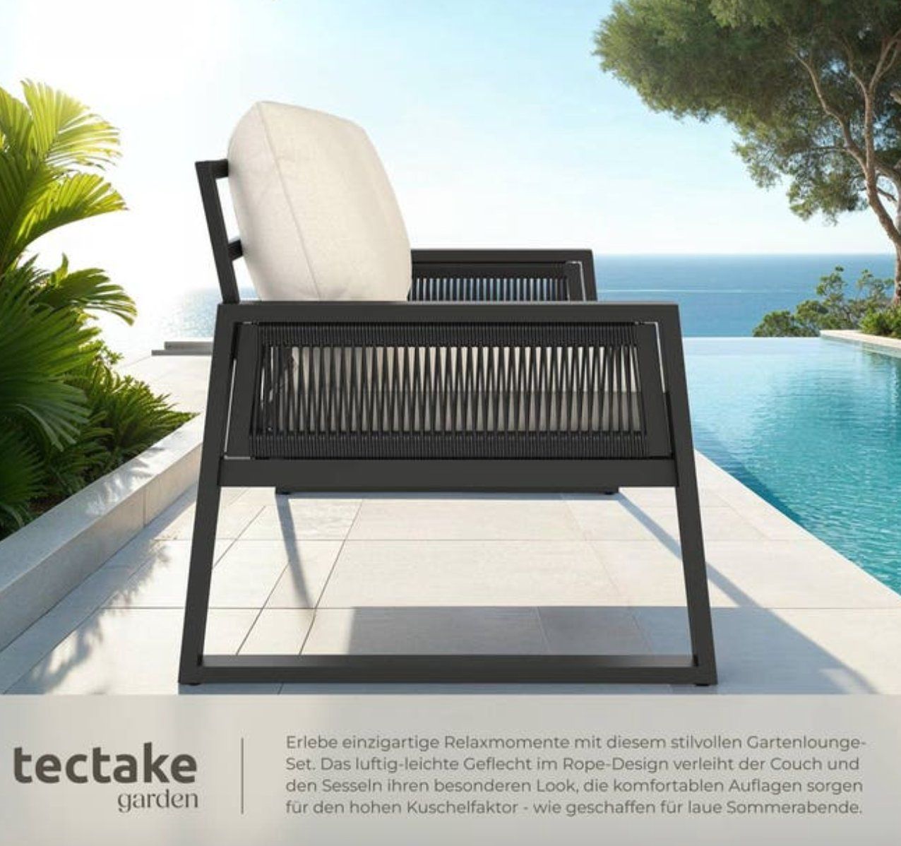 Divani: Garten-Lounge Set Captive - Gratis Versand – Nuovo e nell'imballaggio originale da Kleinwangen venduto da meinwarenkorb.ch 3