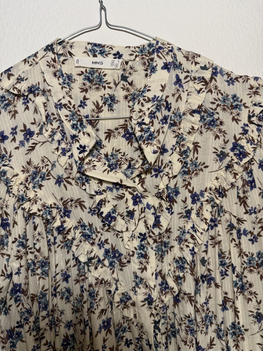 Mango Camicette: Mango Bluse mit Blumenmuster, Grösse XS - Herbst Look! – Usato da Stäfa venduto da buecher10 2