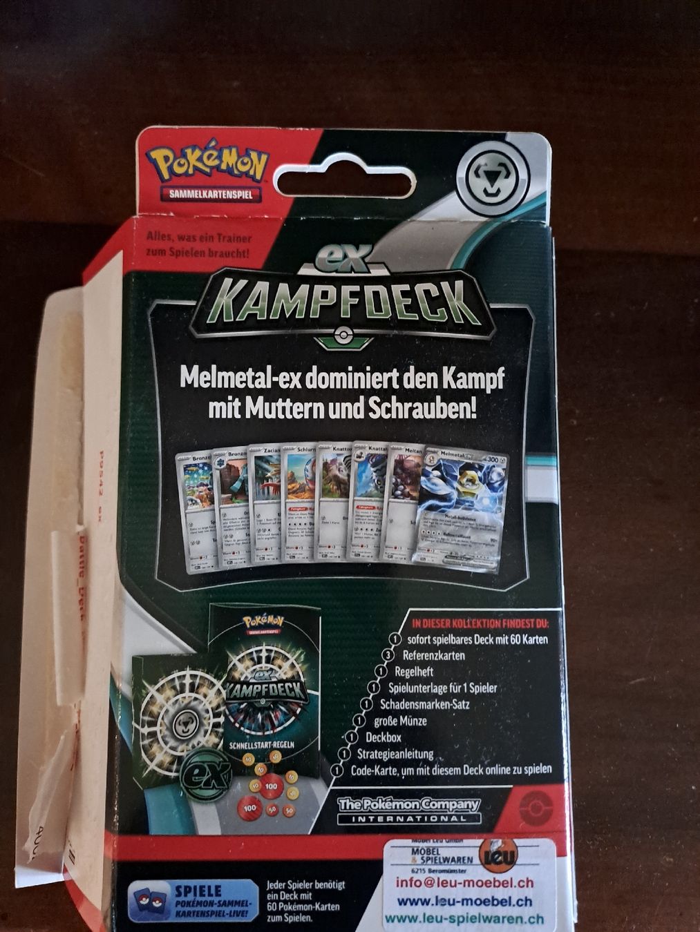 Giochi: Pokémon ex-Kampfdeck Spiel – Nuovo e nell'imballaggio originale da Rothenburg venduto da 123odermatt 1