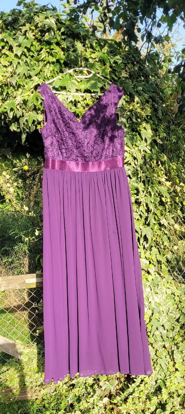 Vestiti: Elegantes Abendkleid violett – Usato da Flaach venduto da jupy02 1