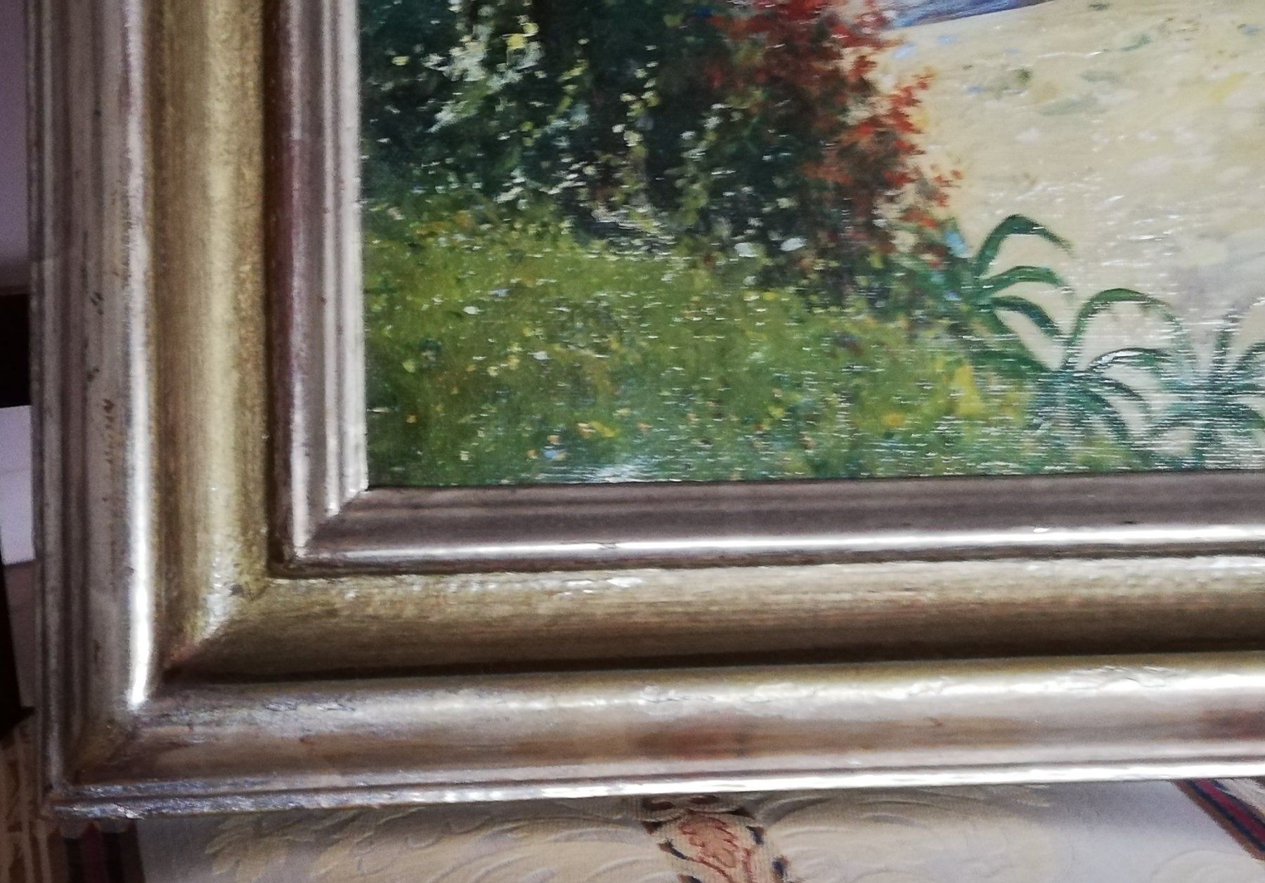Dipinti: Grosses Gemälde -  Seelandschaft, signiert – Usato da Rorschacherberg venduto da Giova1922 5