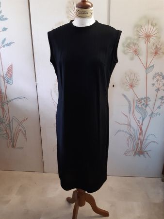 Vintage 60s Tageskleid in Schwarz