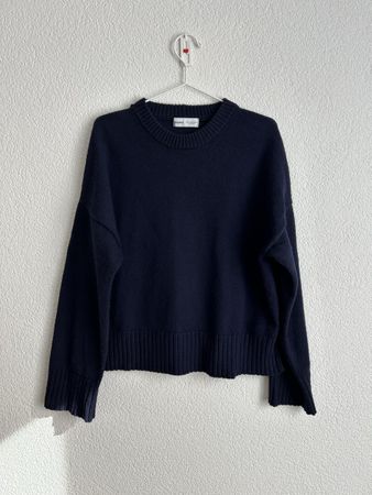 Bershka Pullover dunkelblau Grösse S