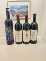 Rotwein Konvolut 4 Flaschen Tessin Barbaresco 1988