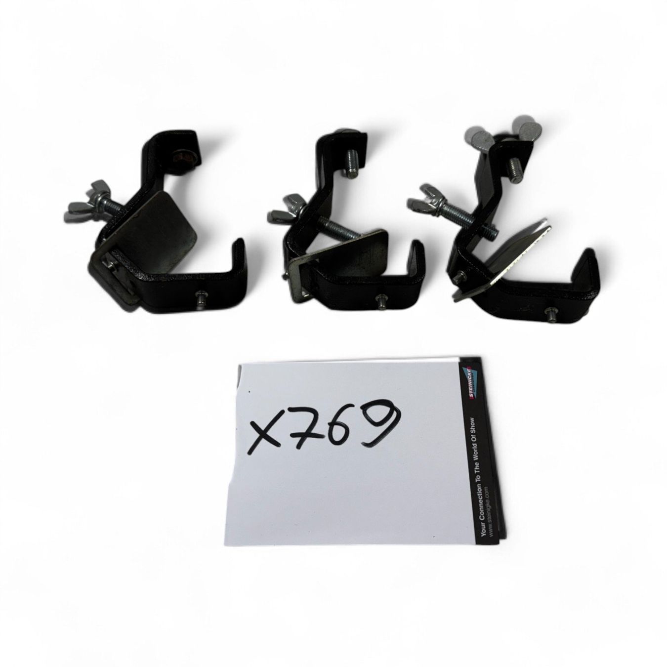Supporti a parete: 3er Set Clamps (X769) – Usato da Däniken SO venduto da Profog1