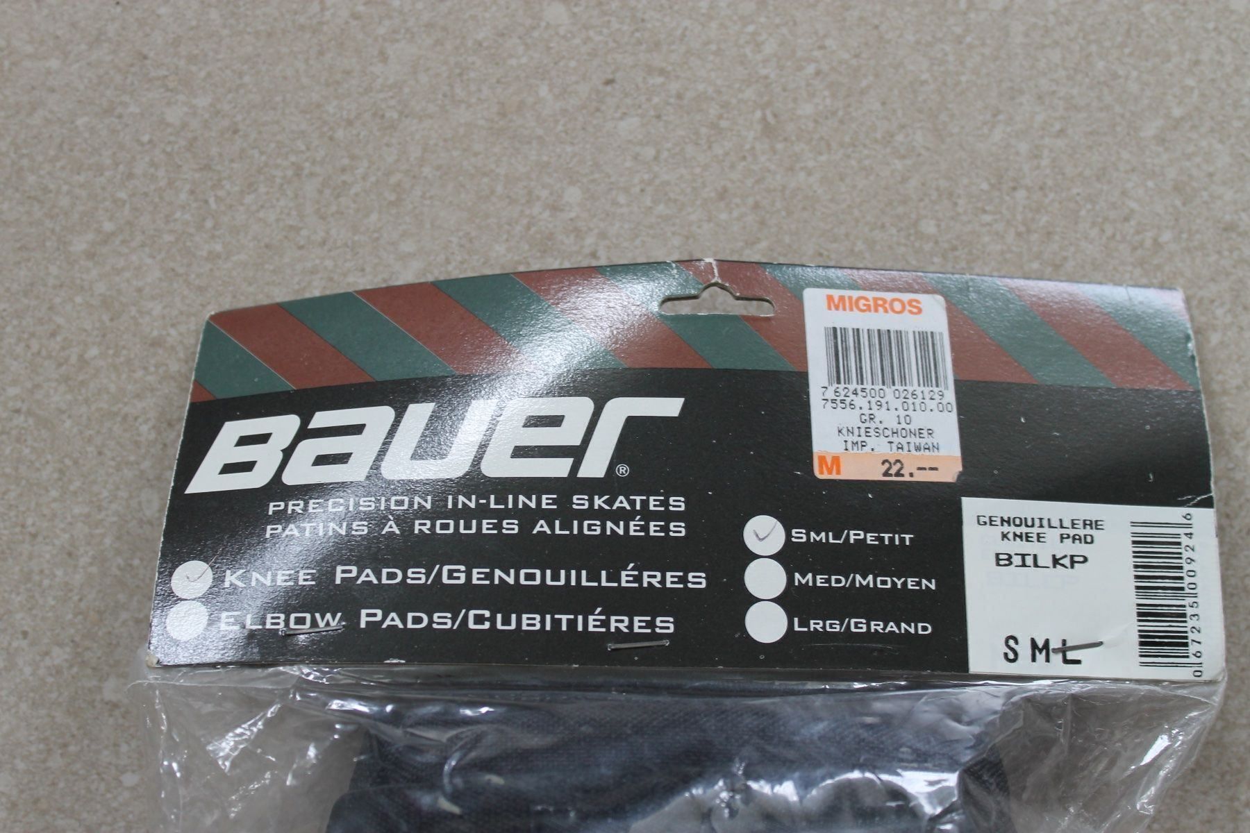 Bauer Protezioni & Imbottiture: Knieschoner Bauer – Nuovo e nell'imballaggio originale da Arbon venduto da Bab 1